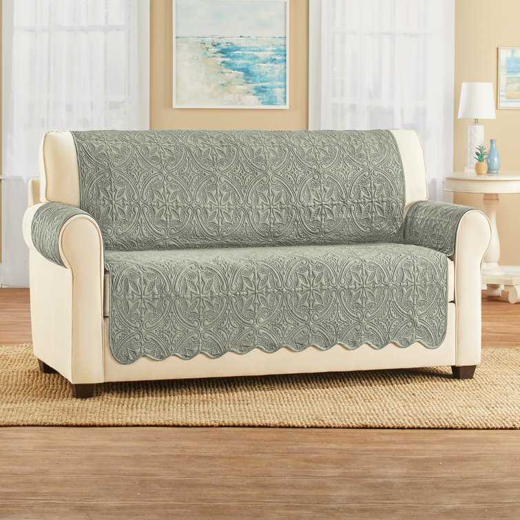 Alcott Hill® Camille Reversible Quilted Protector Furniture Cover